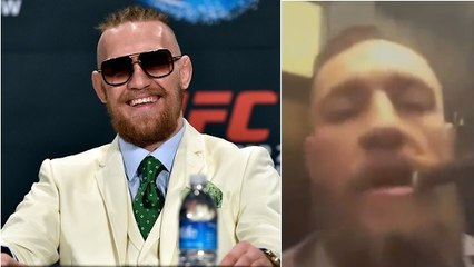 Conor McGregor : le combattant de l'UFC, complètement saoul, délivre un étrange message