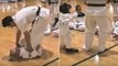 Arts martiaux : un gamin vient au secours d'une petite fille pendant un cours