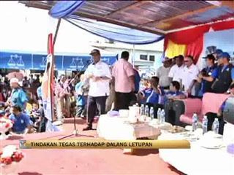 Tindakan tegas terhadap dalang letupan