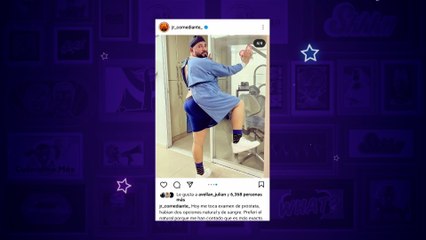 Comediante nicaragüense comparte que se realizó el examen de próstata