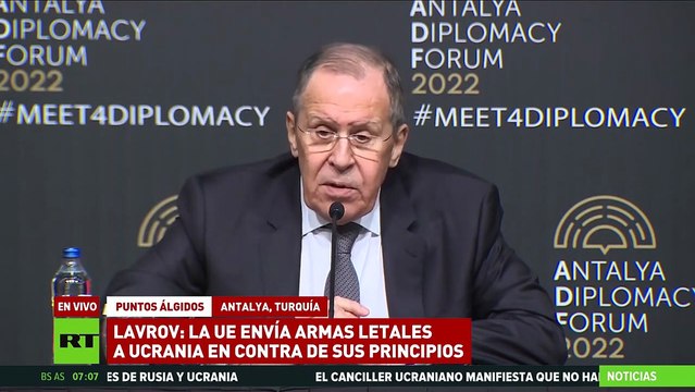 Lavrov comenta la existencia de laboratorios biológicos del Pentágono en Ucrania