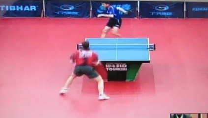 Regardez ce point exceptionnel marqué lors d'un match de tennis de table