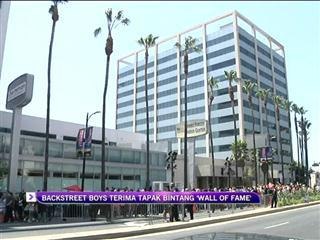 Backstreet Boys terima tapak bintang