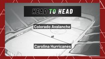 Colorado Avalanche At Carolina Hurricanes: Puck Line