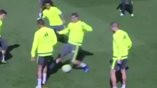 Cristiano Ronaldo s'énerve après avoir été humilié par Danilo à l'entraînement du Real Madrid
