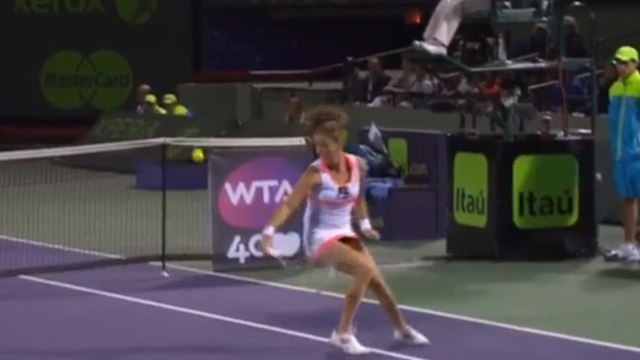 Regardez le revers incroyable de Radwanska au tournoi de Miami