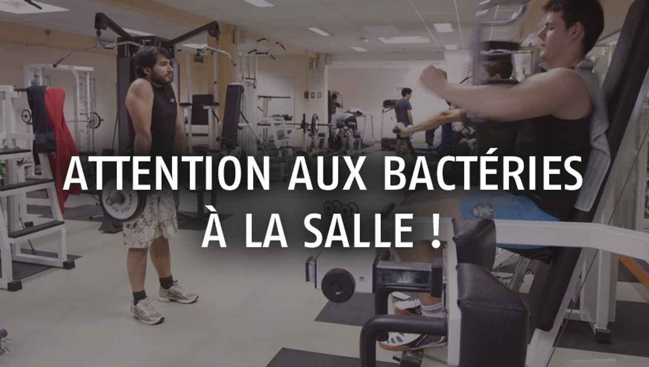 Attention aux bactéries dans les salles de sport !