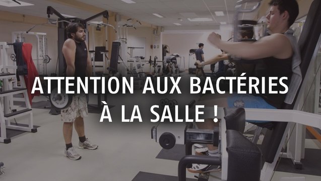 Attention aux bactéries dans les salles de sport !
