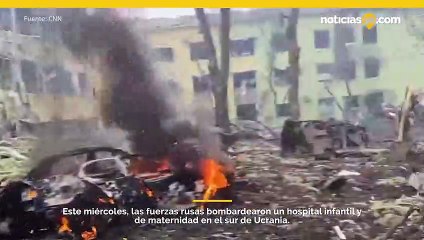Rusia ataca hospital infantil ucraniano en terrible ataque