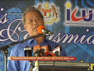 Pembangunan modal insan terus jadi fokus
