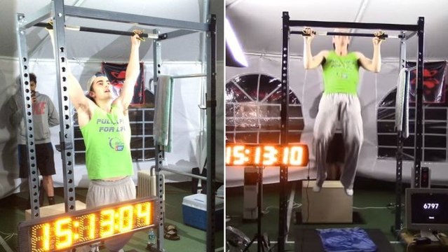 Andrew Shapiro bat 3 records du monde de tractions incroyables en 24 heures