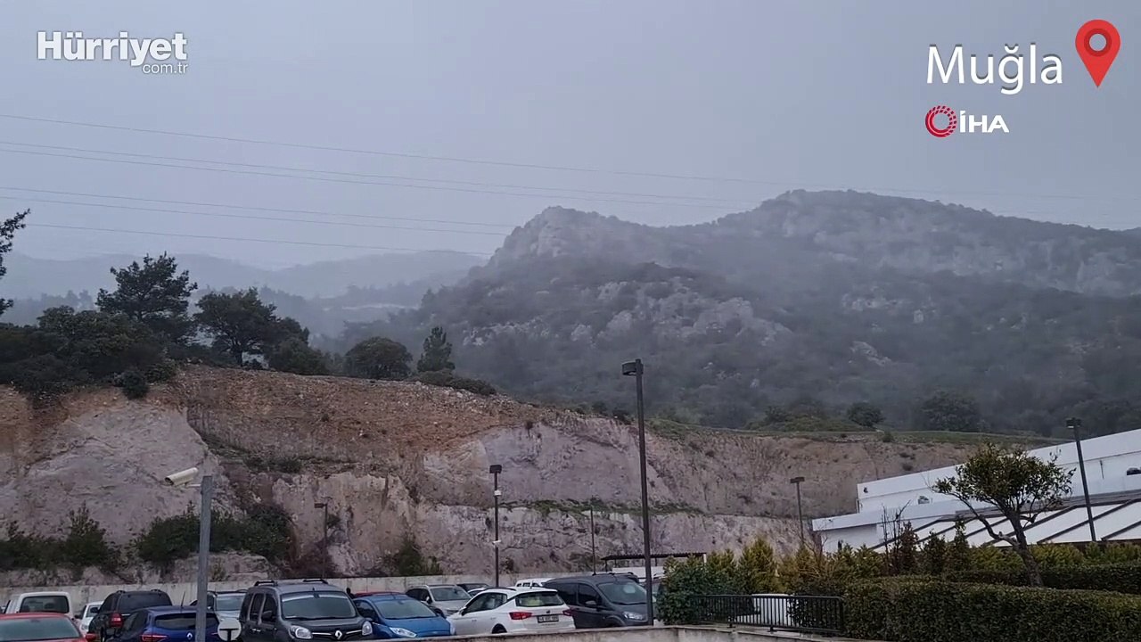 Bodrum’da kar sürprizi