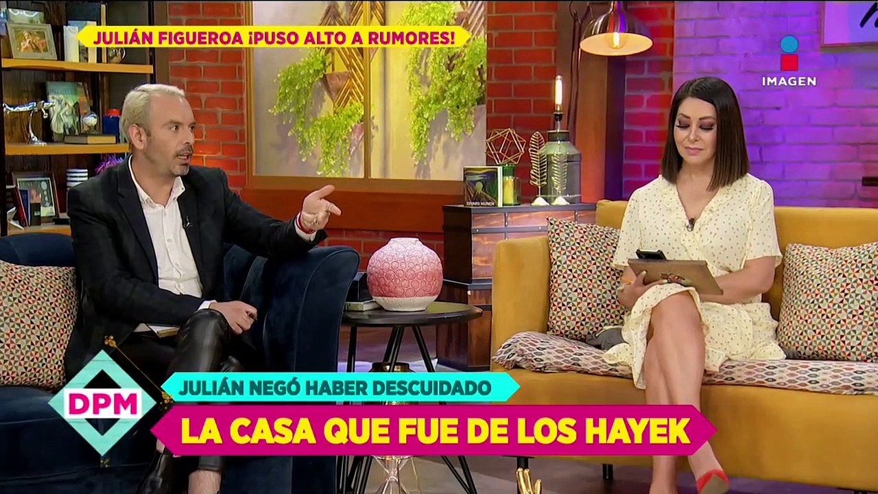 ¿En ruinas? Julián Figueroa niega haber descuidado la casa de Salma Hayek