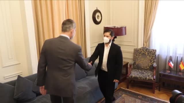 El Rey acude a la toma de posesión del presidente de Chile