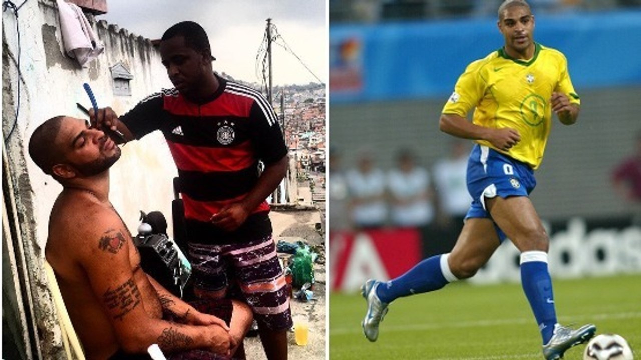 Adriano, l'ancienne star du football brésilien, mène une vie bien différente aujourd'hui