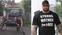 Hafbor Björnsson, la Montagne de Game Of Thrones, pousse un camion