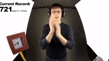 Record : Bryan Bednarek, l'homme qui applaudit le plus vite dans le monde