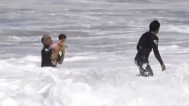 Californie : l'incroyable sauvetage d'un bébé de la noyade à Aliso Beach Park
