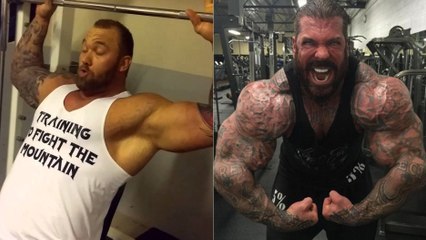 Rich Piana et La Montagne s'entraînent ensemble à la salle