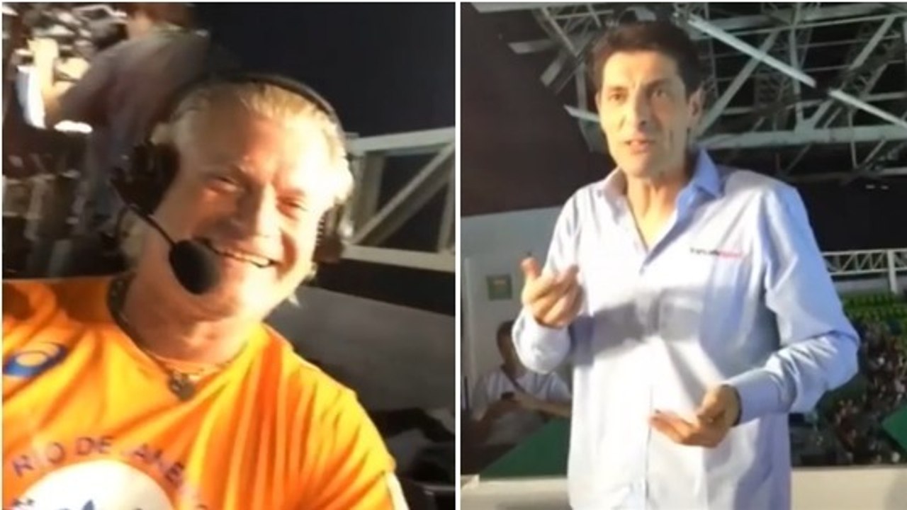 Philippe Lucas urine sur les lunettes d'un journaliste de France Télévisions pour lui faire une blague