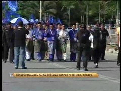 Proses penamaan calon berjalan lancar