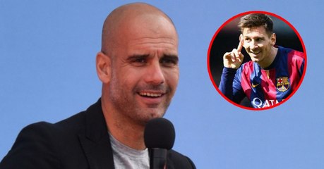 Pep Guardiola a une réaction hilarante quand on lui demande si Lionel Messi va venir à Manchester City