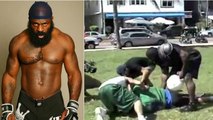 Kimbo Slice plaque violemment un jeune homme qui lui a demandé pour une émission