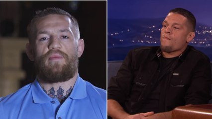 Conor McGregor intervient pendant l'interview de Nate Diaz chez Conan O'Brien