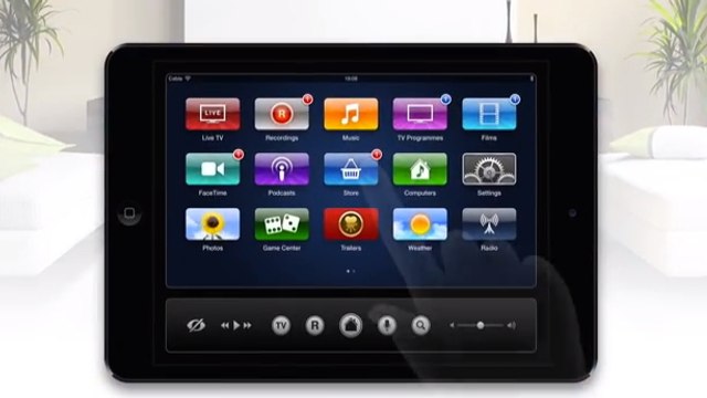 iPad 5 : Dans ce concept d'Apple TV, la tablette se transforme en télécommande