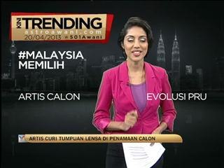 Artis curi tumpuan lensa di penamaan calon