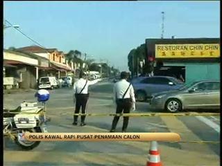 Polis kawal rapi pusat penamaan calon