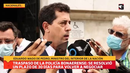 Traspaso de la policía Bonaerense se resolvió un plazo de 30 días para volver a negociar