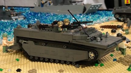 Ils reproduisent la Seconde Guerre mondiale avec des Lego