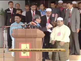 Gelanggang PRU-13 bermula hari ini - Sabtu