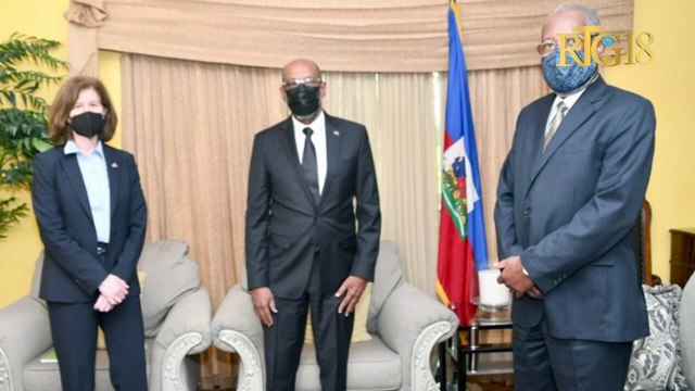 Entèvansyon pòt pawòl Anbasad Amerikèn lan sou vizit emisè Amerikèn lan Anne Witkowsky nan peyi Dayi