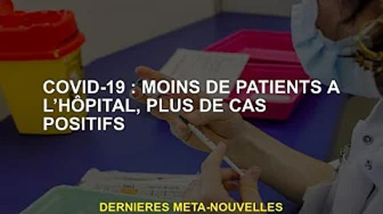 Covid-19 : Moins de patients hospitalisés, plus de cas positifs
