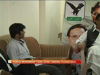 Pervez Musharraf tidak layak tanding pilihan raya