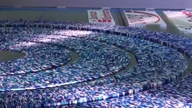 Domino Day : Ils font tomber 275 000 dominos les uns à la suite des autres