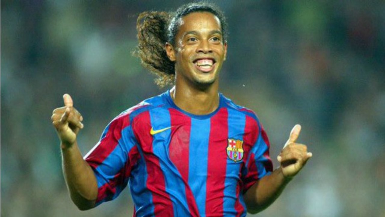 Ronaldinho est déjà un très bon joueur de Teqball