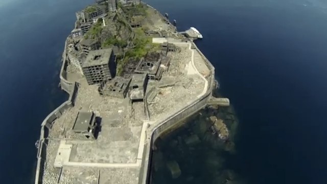 Avec Google Maps et Street View, visitez l'île abandonnée d'Hashima, vue dans Inception et Skyfall