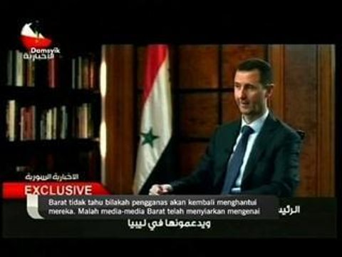 Bashar Assad tuduh Barat sokong Al-Qaeda di Syria