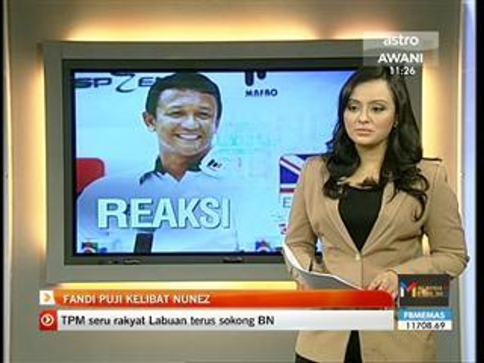 Fandi puji Kelibat Nunez