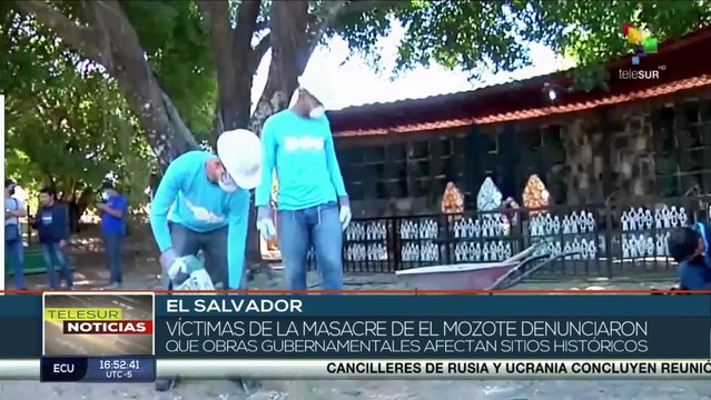 Pobladores de El Mozote denunciaron que obras gubernamentales afectan sitios históricos locales