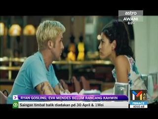 Ryan Gosling, Eva Mendez belum rancang kahwin