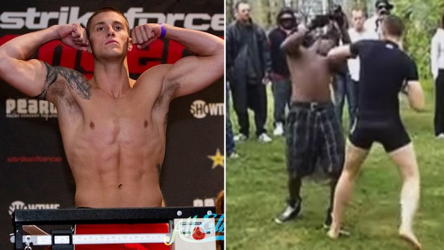 Un combattant de MMA affronte un spécialiste des combats de rue