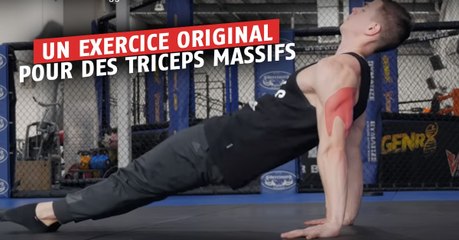 Un exercice inhabituel pour renforcer ses triceps