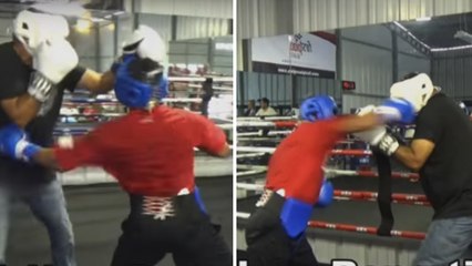 Mikey Garcia,boxeur pro, détruit un troll internet sur le ring !