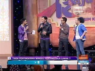 Tiada penyingkiran minggu pertama Raja Lawak