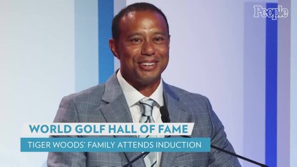 Tiger Woods' Kids, Girlfriend and Mom Join Him for World Golf Hall of Fame Induction
