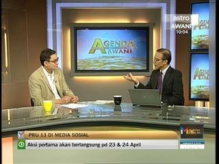 Agenda Awani: PRU13 di media sosial
